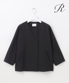 23区 L 【R(アール)】2WAYダブルクロス ノーカラージャケット