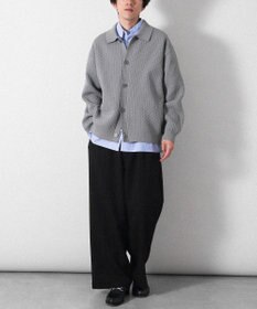 CRAFT STANDARD BOUTIQUE 柄編みニットシャツカーディガン