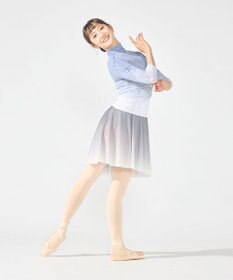 Chacott グラデーションローハイネックトップ