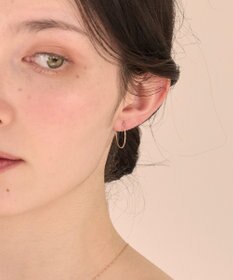 Phoebe 〈痛くないシリーズ〉スリムビッグフープライトフィットイヤリング シンプル/フープイヤリング/細い