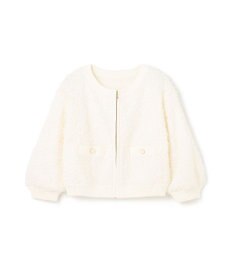 GRACE CONTINENTAL チュールフリルニットブルゾン