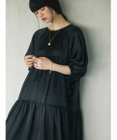 Green Parks armonia．ティアード切り替えワンピース