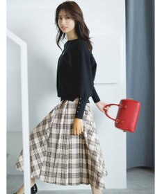 ANY SIS 【洗える・セットアップ可】アンチピリングドルマン畔 ニット