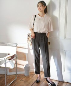 ANY SIS L 【洗える】トロミサテンボウ ブラウス