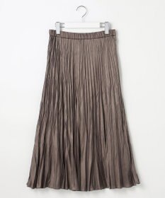J.PRESS LADIES ライトマイクロスエード プリーツ スカート