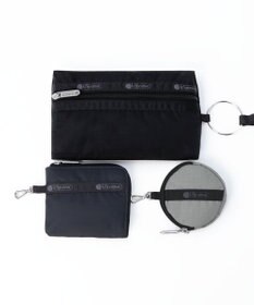LeSportsac MULTI POUCH WRISTLET/ブラック/ドーブ/ディープシーブルー CB