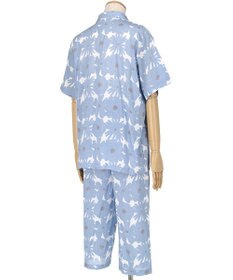 ワコール／睡眠科学 パジャマ SOU・SOU(R) 5分袖 半袖 8分丈 綿100%(本体) メンズ YGT161 睡眠科学／ワコール