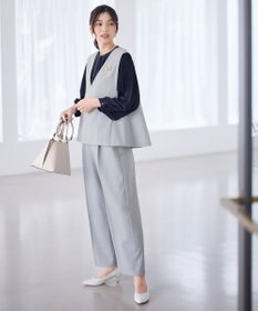 ANY 【2SET】ハンサムジレ×ワイドパンツセット