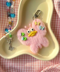 WEGO ぱたぱたちょうちょモンスターぬいぐるみキーホルダー