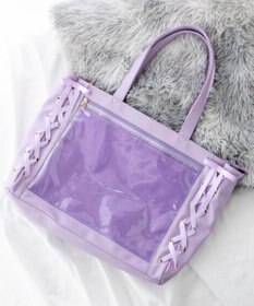 WEGO 【痛バ＆推し活】レースアップ痛バッグL