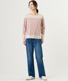 J.PRESS LADIES 【洗える】BASIC STRETCH DENIM ボーイフィット デニム