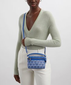 LIBERTY. アイフィス ブルー ナノ ヴァリース クロスボディバッグ