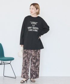 AMERICAN HOLIC カレッジロゴロングTシャツ