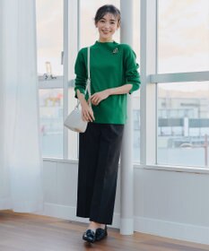 Tiaclasse 【洗える】ハイネックニットプルオーバー