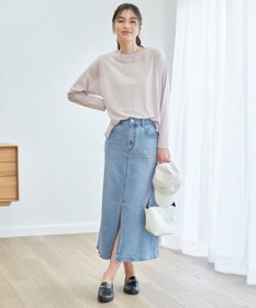 ANY シア―ラウンドネックTシャツ