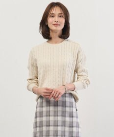 J.PRESS LADIES L CABLE ニット