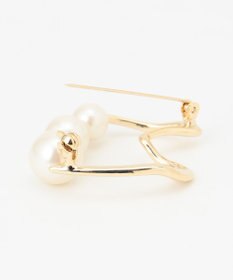 ICB パールラインブローチ