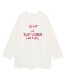 AMERICAN HOLIC カレッジロゴロングTシャツ