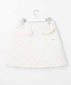 23区GOLF レディな防寒アイテム【WOMEN】ダイヤキルト 中綿スカート 保温性◎寒い朝に最適