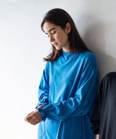 HAAG スマイルコットン LONG SLEEVE ONEPIECE ワンピース