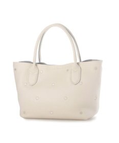 UNBILLION ペルケ perche / 牛革ドット刺繍2wayトートS