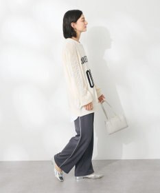 CRAFT STANDARD BOUTIQUE ロゴジャガードメッシュニットプルオーバー