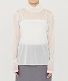 uncrave トリコットシフォン ハイネック カットソー（uncrave STANDARD）