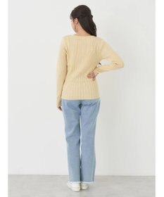 earth music&ecology ランダムリブパールニットプルオーバー