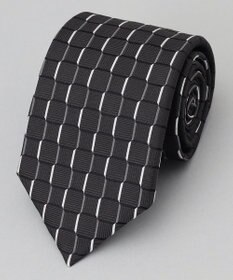 GOTAIRIKU GOTAIRIKU別注【日本製】シルク ネクタイ_チェック織り