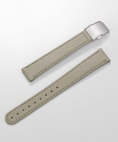 CITIZEN 【替えバンド付き電波時計】電池交換不要のスクウェア2wayモデル シルバーカラー×グレージュバンド ES9500-51A