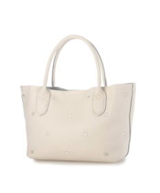 UNBILLION ペルケ perche / 牛革ドット刺繍2wayトートS