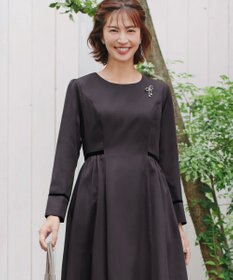 Tiaclasse 【安田美沙子さん着用】キュービックリボンモチーフブローチ