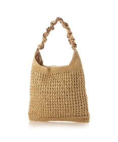 UNBILLION カシュカシュ cachecache / メタリックコードフリルハンドルトート