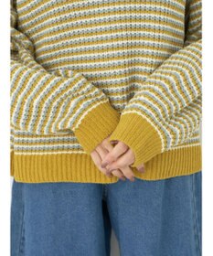 earth music&ecology マットベロアモールプルオーバー