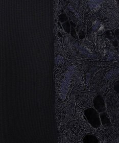 自由区 L 【洗える】レースコンビ ワンピース