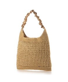 UNBILLION カシュカシュ cachecache / メタリックコードフリルハンドルトート