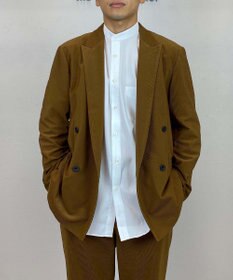 KASHIYAMA バンドカラーシャツ/ディープテール