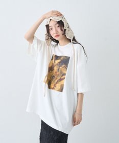earth music&ecology アソートグラフィックルーズＴｅｅ