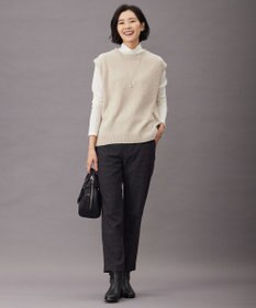 J.PRESS LADIES S 【洗える】30/2 TR ドビー ガンクラブ テーパード パンツ