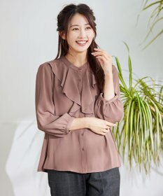 Tiaclasse 【洗える】フリルブラウス