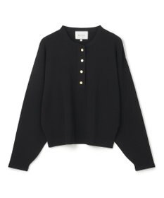 BEIGE， 【洗える】LAURA / クルーネックボタンニットトップス