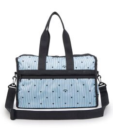 LeSportsac DELUXE MED WEEKENDER/フレッシュブラックハーツ