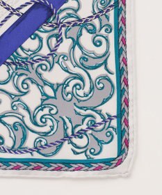 23区 manipuri タッセルストラップ柄 スカーフ