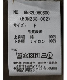 Green Parks Ｂ．ドッキングボリュームギャザーワンピース