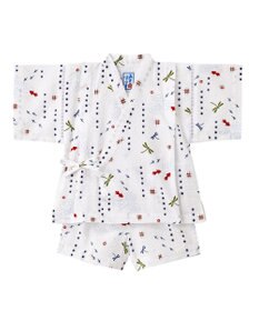 MIKI HOUSE HOT BISCUITS 【ミキハウス】【80-150cm】 金魚・とんぼ和柄の甚平スーツ