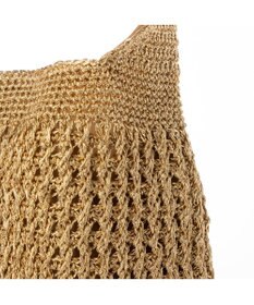 UNBILLION カシュカシュ cachecache / メタリックコードフリルハンドルトート