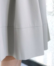 Tiaclasse 【洗える】半袖リボンギャザーフレアワンピース