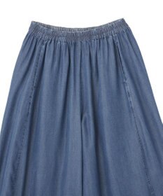 YECCA VECCA デニムコクーンドレープパンツ