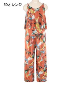 San-ai Resort（三愛水着楽園） ロングパンツセット　9M・11L　【Coral veil（コーラルヴェール）】