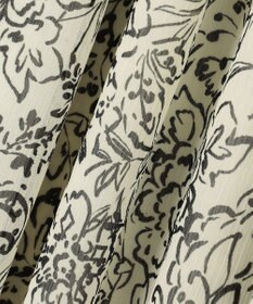 23区 L 【洗える】アンティークフラワープリント ワンピース